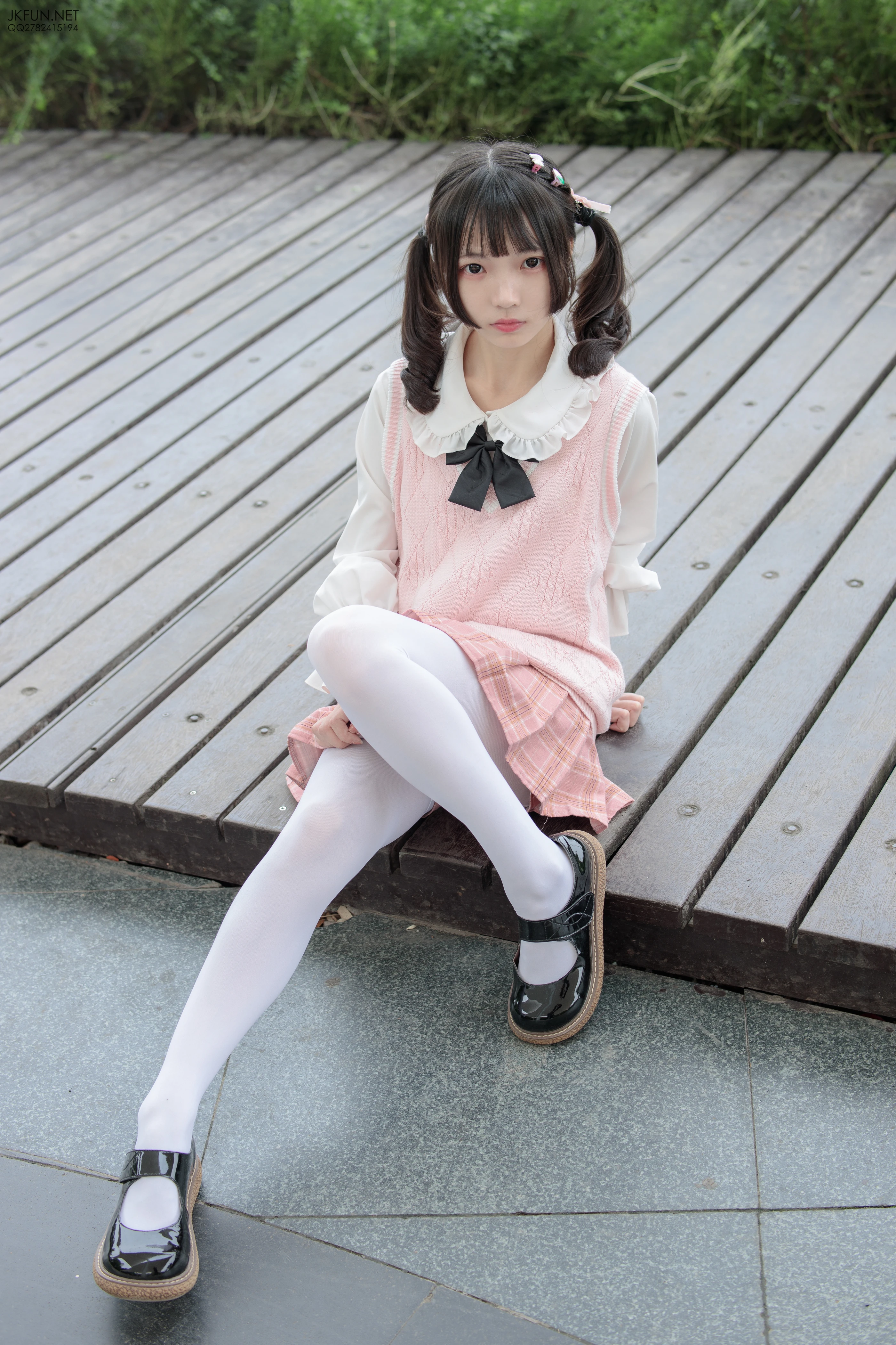 森萝财团 [JKFUN-007] 默陌 80D白丝 [126P 1V]插图4